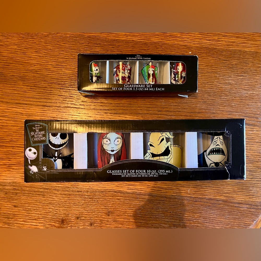 Nightmare Before Christmas Glass Set